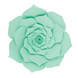 Maxbell DIY Rose Paper Flowers Wall Art Backdrop Wedding Birthday Party Decor Green
