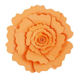 Maxbell DIY Paper Flowers Wall Art Backdrop Decor Wedding Party Photobooth Orange