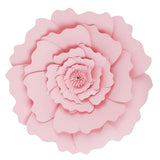 Maxbell DIY Paper Flowers Wall Art Backdrop Decor Wedding Party Photobooth Pink