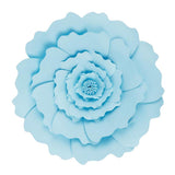 Maxbell DIY Paper Flowers Wall Art Backdrop Decor Wedding Party Photobooth Blue