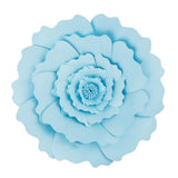 Maxbell DIY Paper Flowers Wall Art Backdrop Decor Wedding Party Photobooth Blue