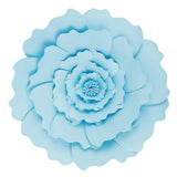 Maxbell DIY Paper Flowers Wall Art Backdrop Decor Wedding Party Photobooth Blue
