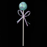 Birthday Party Cake Decoration Colour Sequined Ball Topper Sticks Green