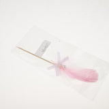 Maxbell Cake Topper Insert Sticks with Feather Wedding Party Cake Decoration Pink