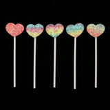 5 Pieces Cake Topper Insert Sticks Wedding Party Cake Decoration Heart