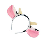 Christmas Animal Headband Hair Hoop Party Cosplay Costume Props Cow