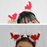 Max Christmas Reindeer Antler Headband Festival Party Decorations Red 1