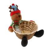 Max Christmas Gift Candy Storage Basket Home Party Table Decor Deer