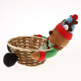 Max Christmas Gift Candy Storage Basket Home Party Table Decor Deer