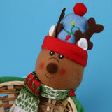 Max Christmas Gift Candy Storage Basket Home Party Table Decor Deer