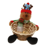 Max Christmas Gift Candy Storage Basket Home Party Table Decor Deer