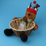 Max Christmas Gift Candy Storage Basket Home Party Table Decor Deer