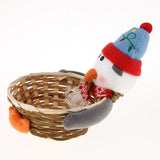 Max Christmas Gift Candy Storage Basket Home Party Table Decor Penguin