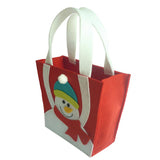 Christmas Gift Candy Bags Canvas Snowman Bags Xmas Holiday Gift