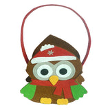 Max Christmas Gift Candy Bags Fabric Owl Tote Handbag Xmas Holiday Gift