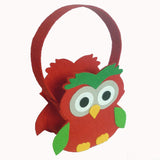 Cute Christmas Gift Candy Bags Fabric Owl Tote Handbag Xmas Holiday Gift