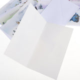Maxbell 8pcs/set Merry Christmas Greeting Cards With Envelopes Xmas Gift Cards D