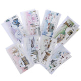 Maxbell 8pcs/set Merry Christmas Greeting Cards With Envelopes Xmas Gift Cards D