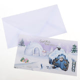 Maxbell 8pcs/set Merry Christmas Greeting Cards With Envelopes Xmas Gift Cards D