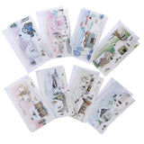 Maxbell 8pcs/set Merry Christmas Greeting Cards With Envelopes Xmas Gift Cards D