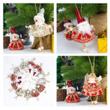 Christmas Santa Claus Doll Hanging Tree Ornaments Pendant Home Decor Red