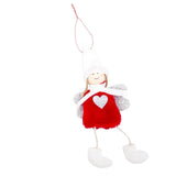 Christmas Angel Doll Hanging Tree Ornaments Pendant Home Decorations Red