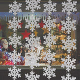 Maxbell 30pcs DIY Plastic Snowflake Christmas Pendants Xmas Hanging Decor Silver
