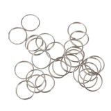Maxbell 30pcs DIY Plastic Snowflake Christmas Pendants Xmas Hanging Decor Silver