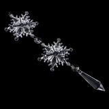 Christmas Acrylic Snowflake Pendant Bead Curtain Crystal Lamp Pendant D