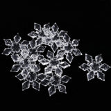 10pcs Clear Sew On Acrylic Crystal Snowflakes Sewing Wedding Table Decoration