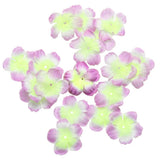 Max 500pcs Artificial Plum Blossom Petals Wedding Confetti DIY Accessory Purple
