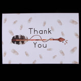 6 Pieces Creative Envelope Thank You Greeting Cards Tanksgiving Day Gifts A