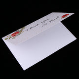 Max 6 Pieces Creative Envelope Thank You Greeting Cards Tanksgiving Day Gifts G