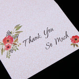Max 6 Pieces Creative Envelope Thank You Greeting Cards Tanksgiving Day Gifts G
