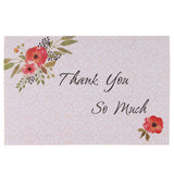 Max 6 Pieces Creative Envelope Thank You Greeting Cards Tanksgiving Day Gifts G