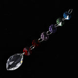 Christmas Colored Crystal Beads Pendant Chandelier Lamp Curtain Decor A 38mm