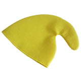 Maxbell Unisex Adult Kids Christmas Elf Hat Cloth Cap Xmas Holiday Costume Yellow