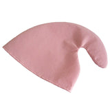 Maxbell Unisex Adult Kids Christmas Elf Hat Cloth Cap Xmas Holiday Costume Pink