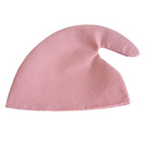 Maxbell Unisex Adult Kids Christmas Elf Hat Cloth Cap Xmas Holiday Costume Pink