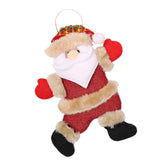 Maxbell Christmas Holiday Ornaments Plush Doll Christmas Tree Hanging Decor Santa