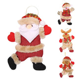 Maxbell Christmas Holiday Ornaments Plush Doll Christmas Tree Hanging Decor Santa