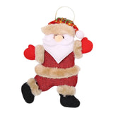 Maxbell Christmas Holiday Ornaments Plush Doll Christmas Tree Hanging Decor Santa