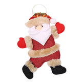 Maxbell Christmas Holiday Ornaments Plush Doll Christmas Tree Hanging Decor Santa