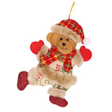 Maxbell Christmas Holiday Ornaments Plush Doll Christmas Tree Hanging Decor Bear