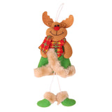 Maxbell Christmas Hanging Wall Ornaments Cloth Doll Pendant Party Decoration Elk