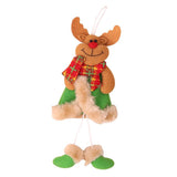 Maxbell Christmas Hanging Wall Ornaments Cloth Doll Pendant Party Decoration Elk