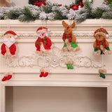 Maxbell Christmas Hanging Wall Ornaments Cloth Doll Pendant Party Decoration Elk