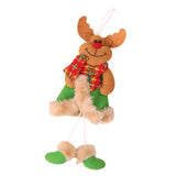Maxbell Christmas Hanging Wall Ornaments Cloth Doll Pendant Party Decoration Elk