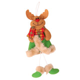 Maxbell Christmas Hanging Wall Ornaments Cloth Doll Pendant Party Decoration Elk