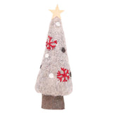 Maxbell Christmas Holiday Felt Xmas Tree Desktop Table Ornaments D  8 x 8 x 21cm